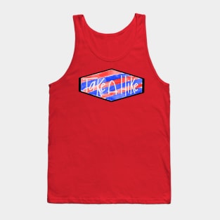 Take A Hike Red White and Blue Tank Top